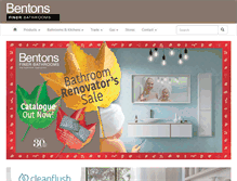 Tablet Screenshot of bentons-plumbing.com.au